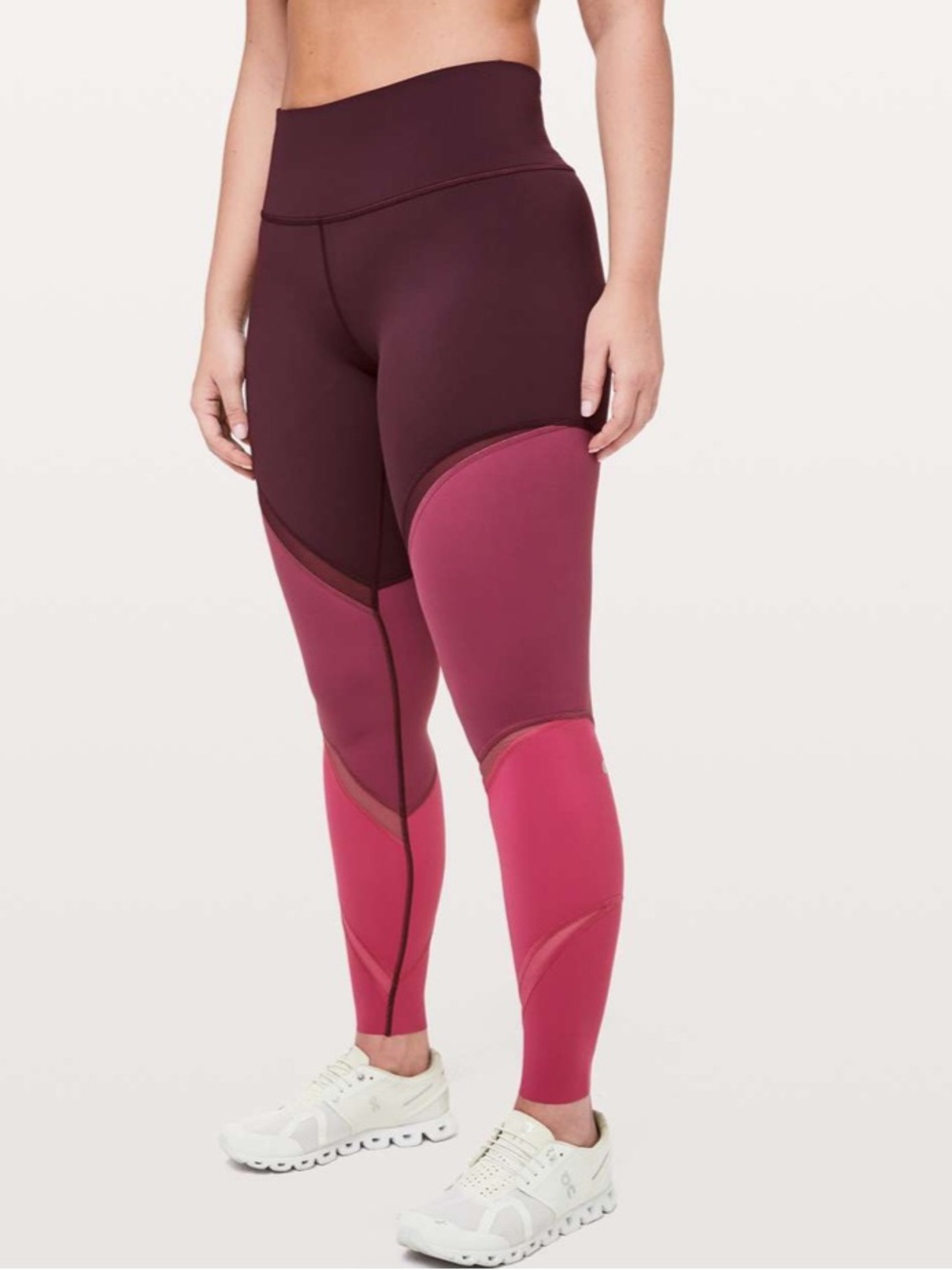 Lululemon Colour Me Ombre Tight *28"
Dark Adobe / Blush Berry / Violet Red